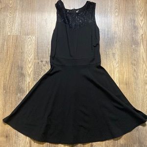 Woman’s black dress